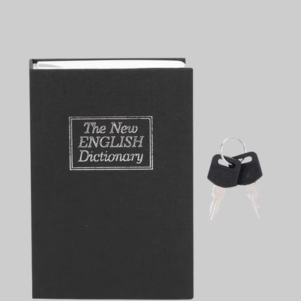Gizli Kitap Kasa – Metal Gövdeli, Anahtarlı