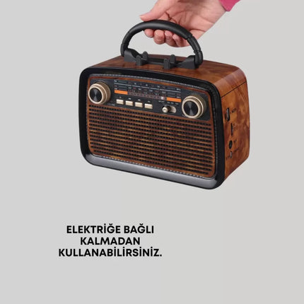 Bluetooth Hoparlör – Kablosuz Bağlantı, Geniş Ses Alanı, Radyo Destekli, Hafif ve Taşınabilir
