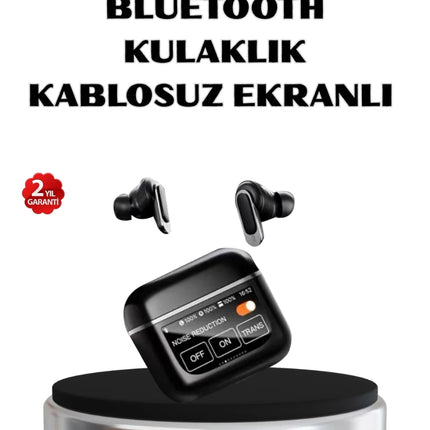 ANC Teknolojili Kablosuz Bluetooth Kulaklık – Dokunmatik, Dijital Göstergeli, Yüksek Ses Kalitesi
