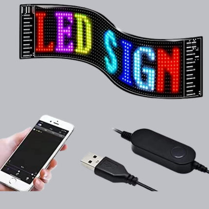 RGB LED Panel – Çok Renkli, Kumandalı, USB Bağlantılı Yazı ve GIF Gösterimli Akıllı Lamba