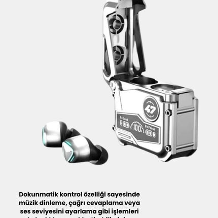 Kablosuz Spor Kulaklık – Düşük Gecikmeli Oyun Modu, Powerbank Şarj Kutusu