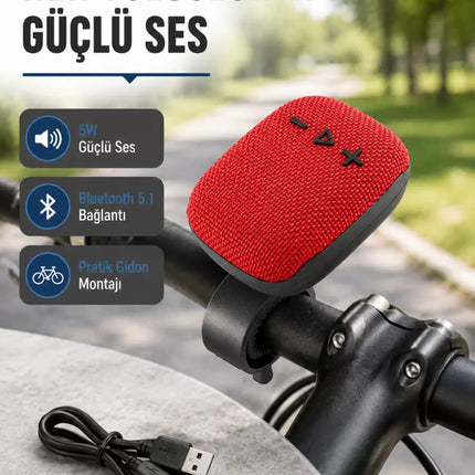 Taşınabilir Kablosuz Hoparlör – 5W Güç, TWS Bağlantı ve 800mAh Pil