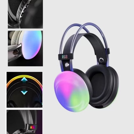Ergonomik RGB Bluetooth Kulaklık 3D Ses Yeni Nesil