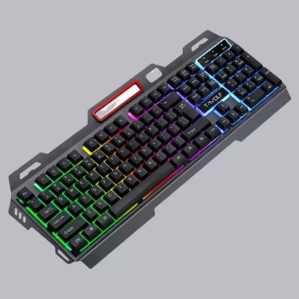 RGB Aydınlatmalı Klavye Mouse Seti – USB Bağlantılı, Türkçe Q, Ayarlanabilir DPI, Ergonomik Yapı