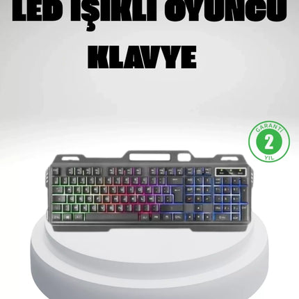 RGB Işıklı Oyuncu Klavye Mouse Seti – Türkçe Q, Ayarlanabilir DPI, Ergonomik ve Dayanıklı Tasarım