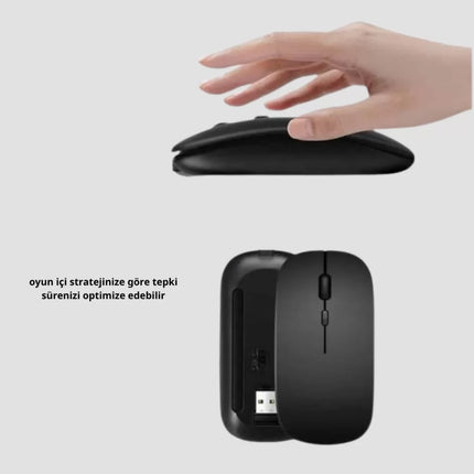 Kablosuz Gaming Mouse –  Ayarlanabilir, Ergonomik