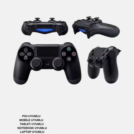 PS4 Kablosuz Oyun Kolu V2 – Bluetooth Bağlantılı, Titreşimli, PC ve Mobil Uyumlu