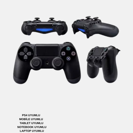 Bluetooth Oyun Kolu – Titreşimli, PS4, Steam, PC, Mobil ve Tablet Uyumlu