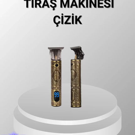 Şarjlı Kablosuz Tıraş Makinesi – 1800 mAh Batarya, Uzun Pil Ömrü, Profesyonel Sessiz Motor