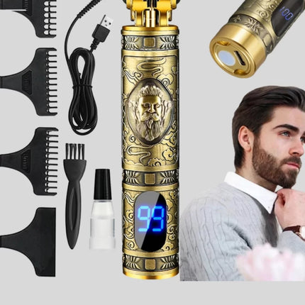 Şarjlı Kablosuz Tıraş Makinesi – 1800 mAh Batarya, Uzun Pil Ömrü, Profesyonel Sessiz Motor