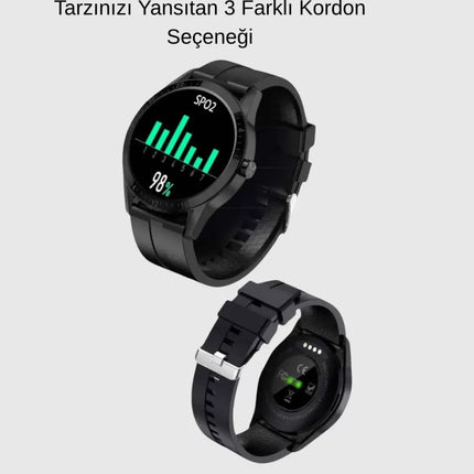 3 Kordonlu AMOLED Akıllı Saat – Sağlık Takipli