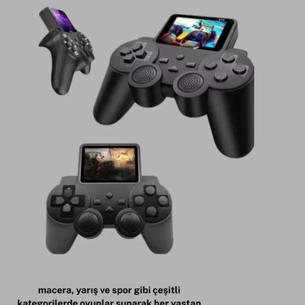 Atari S10 Retro Oyun Konsolu – 520 Nostaljik Oyun, TV Bağlantılı, Şarjlı ve Taşınabilir