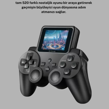 Atari S10 Retro Oyun Konsolu – 520 Klasik Oyun, Taşınabilir Tasarım, Nostaljik Oyun Deneyimi