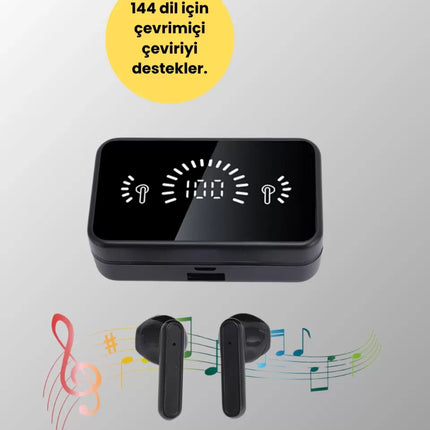 Bluetooth 5.1 Destekli  bluetooth kulaklık – ANC ve Stereo Sesli