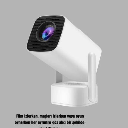 720p HD Projeksiyon Cihazı – Uzun Ömürlü Ampul, Canlı Renkler ve Evde Sinema Keyfi