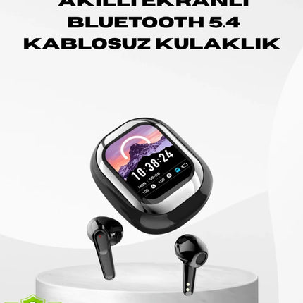 Akıllı Ekranlı Kablosuz Kulaklık – Gürültü Engelleme ve HD Ses Deneyimi