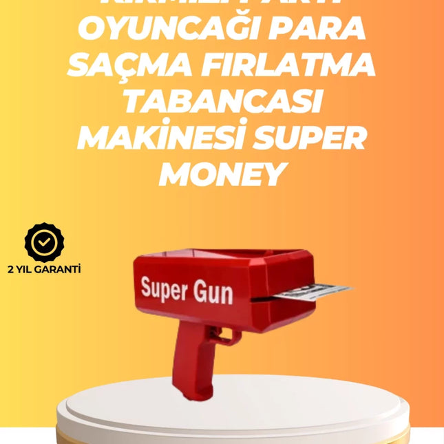 AA Pil ile Çalışan, Kolay Kullanımlı Kâğıt Fırlatıcı Oyuncak