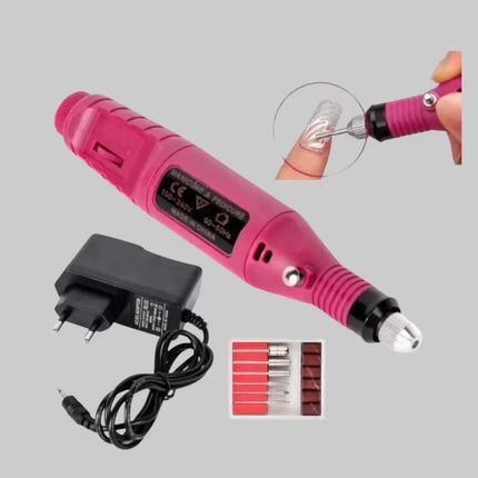 Profesyonel Tırnak Matkap Makinesi – USB Şarjlı, Ayarlanabilir Hız, Düşük Titreşimli ve Sessiz Çalışma