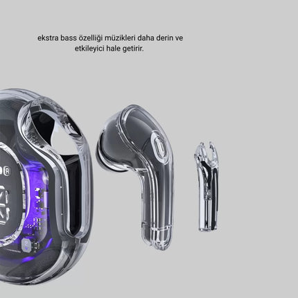 Bluetooth 5.3 TWS Kulaklık Gürültü Engelleyici Üçlü Mikrofonlu Ergonomik Tasarım