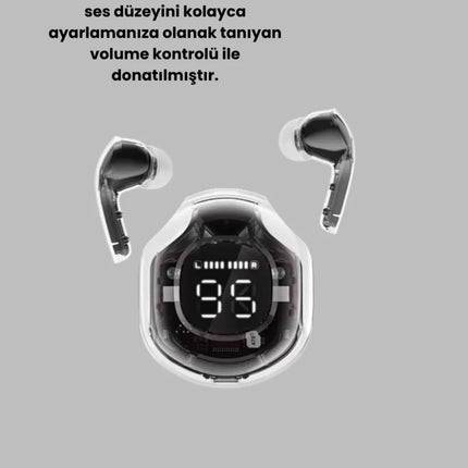 Kablosuz Bluetooth Kulaklık Hifi Ses Kalitesi ve Mikrofonlu