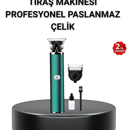 180 Dakika Kullanım Süreli Şarjlı Tıraş Makinesi – Hızlı Şarj, USB Girişli, Yüksek Kapasiteli