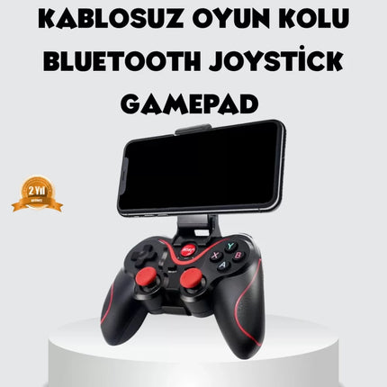 Bluetooth Gamepad Kablosuz Oyun Kumandası Tek Cihaz Destekli