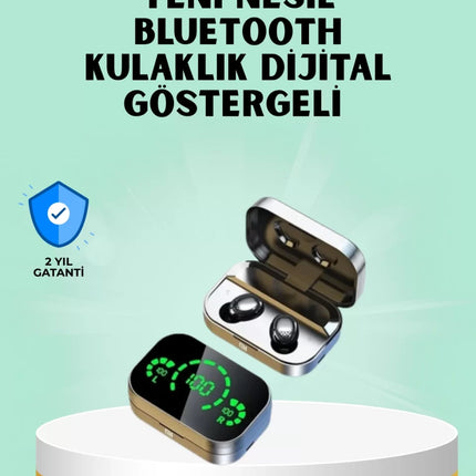 Metal Kasa Bluetooth Kulak İçi Kulaklık – Net Çağrı, Güçlü Bağlantı