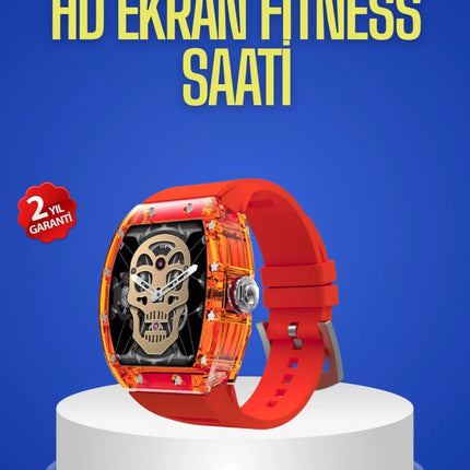 Şeffaf Tasarımlı Akıllı Saat Dokunmatik Ekranlı
