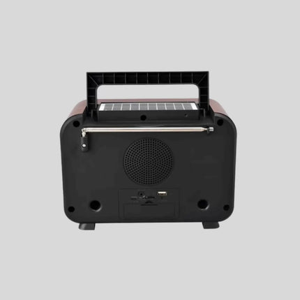 Solar Şarjlı Şömine Alev Efektli Bluetooth Hoparlör 7W Taşınabilir Ses Sistemi