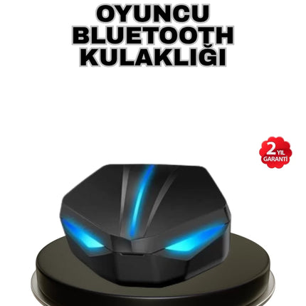 Tam Kablosuz Oyuncu Kulaklığı 5.0 Bluetooth LED Kontrollü