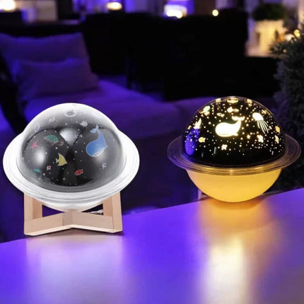 Hava Nemlendirici Masa ve Gece Lambası USB Projeksiyon Aromaterapi