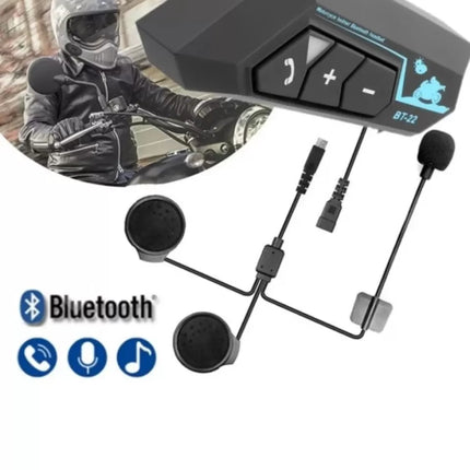 Motosiklet Kaskı İçin Bluetooth Kulaklık Hands Free Çağrı Özellikli