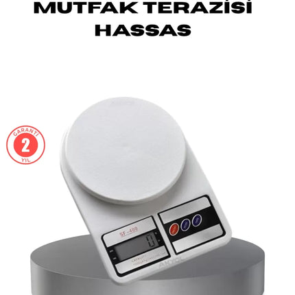 Hassas Dijital Mutfak Tartısı – 1g Doğruluk, LCD Ekran, Otomatik Kapanma
