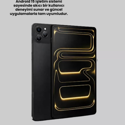 10.1 İnç IPS Ekranlı Android Tablet Bilgisayar Seti Çok Fonksiyonlu Kullanım