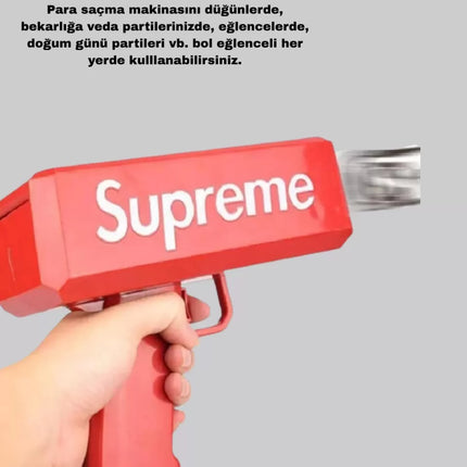 Para Saçma Makinesi Kırmızı Model 100’lü Para Hediyeli