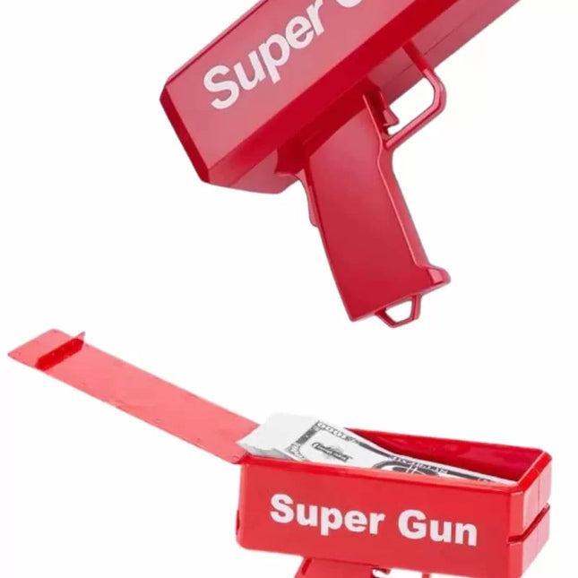 Para Dolar Atma Makinası Super Money Gun Para Saçma Fırlatma Tabancası