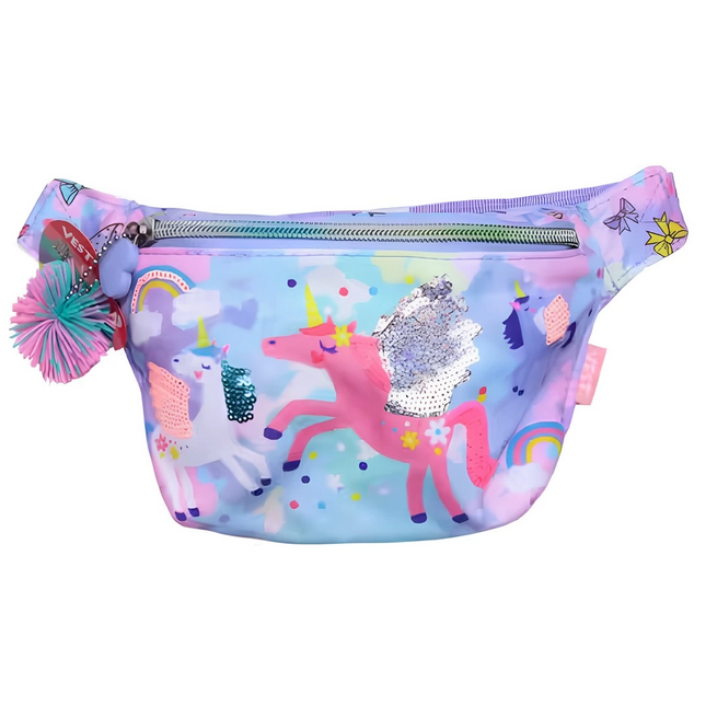 Dream Vest Unicorn Mor Bel Çantası