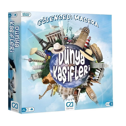 Dünya Kaşifleri Eğlenceli Macera Kutu Oyunu