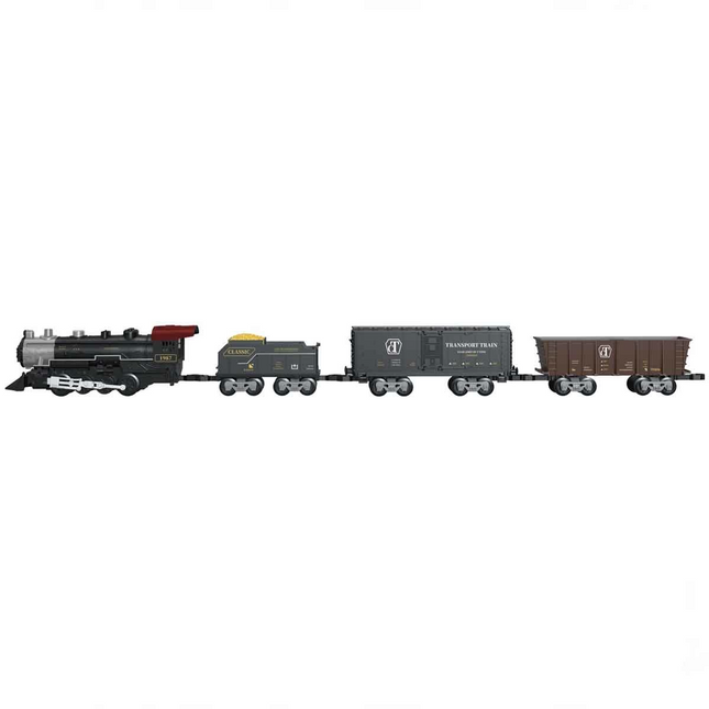 Classic Steam Battery Operated Train Set 29 Pieces 1613C