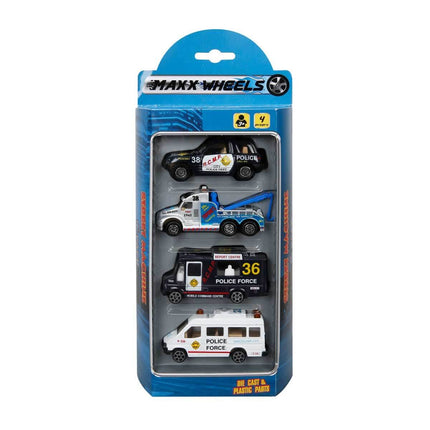 Street Machine 4-Piece Mini Vehicles