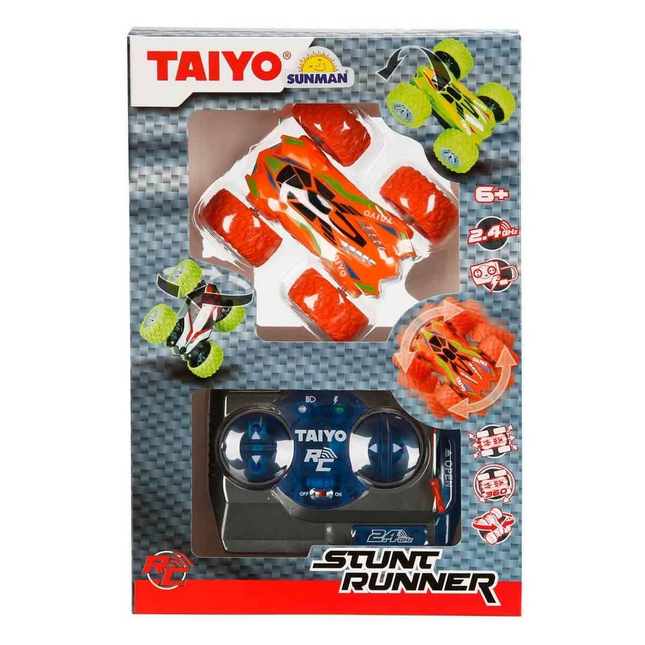 Illuminated Stunt Runner USB Rechargeable Remote Control Acrobatic Car
