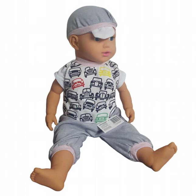 Turkish Speaking Chubby Bald Baby Large Size 60 Cm