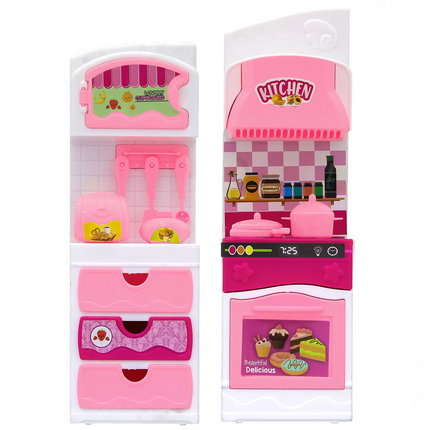 Little Chefs Kitchen Oven Cabinet Set