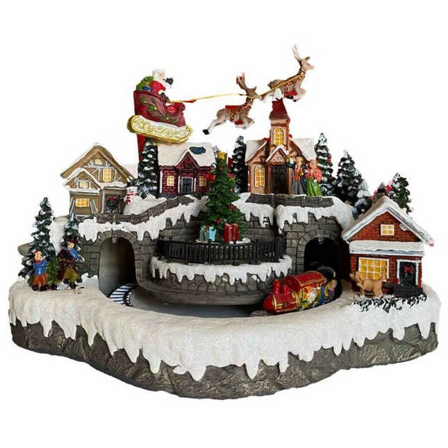 Christmas Decoration Mountain House LLM-HDY0036
