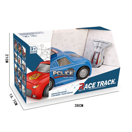 Car that can transform into a launch pad with lights and sounds