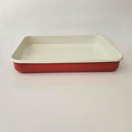 Enameled Rectangular Baking Tray Tile