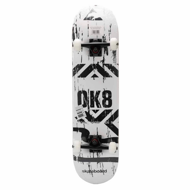 Wooden Patterned Skateboard 80 cm