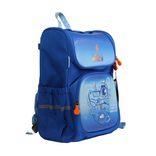 Hello Dragon School Bag Model 10 Blue