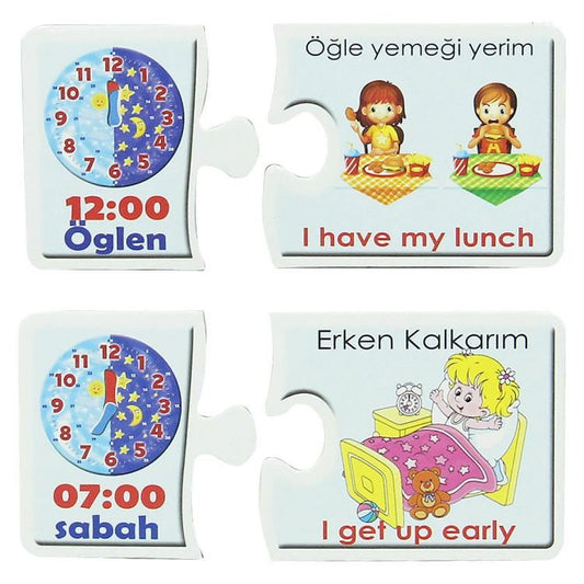 English-Turkish Times and Actions
