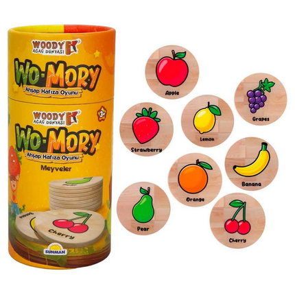 Woody Wo-Mory Wooden Memory Game
